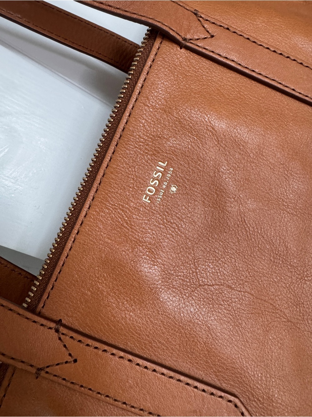 Fossil Sydney Shopper Leather Tote Bag